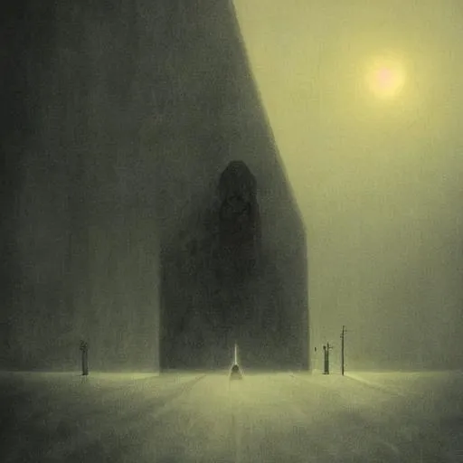 Prompt: town of cosmic entities beyond human comprehension, Zdzislaw Beksinski, Lewis Jones, street view, gothic, lovecraftian, grotesque, foggy, cold hue's

Very detailed image and should look 4k 