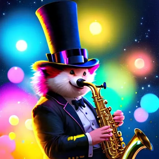 jazz saxophone muppet OpenArt