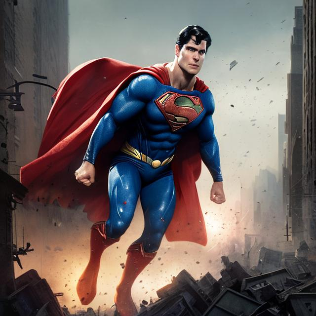 superman saving the day, perfect composition, hyperr... | OpenArt