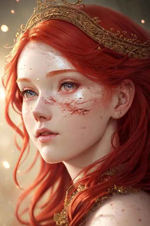 Prompt: ((best quality)), ((masterpiece)), ((realistic)), (detailed) illustration photographic , beautiful face, cute, viking, red hair colour, perfect composition,elegant, hd octane render, messy wob cut,high resolution scan, masterpiece, hyperrealism, delicate detailed complex, highly detailed, intricate detailed, volumetric lighting, light reflection, highly detailed concept art, trending on artstation, vivid colors, melancholic, viking ship interior, loneliness, depressing, hopelessness, suffering
(((close up face shoot))), dim lights, 8k uhd, realistic, Nikon z9, raytracing, focus face, (sharpness:2. 0)