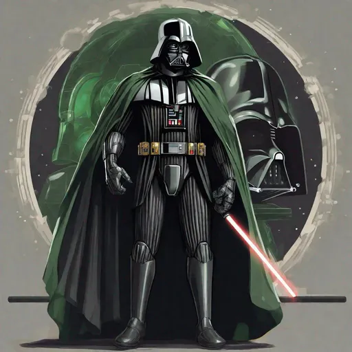 Prompt: Dr.Doom and Darth vader combined 