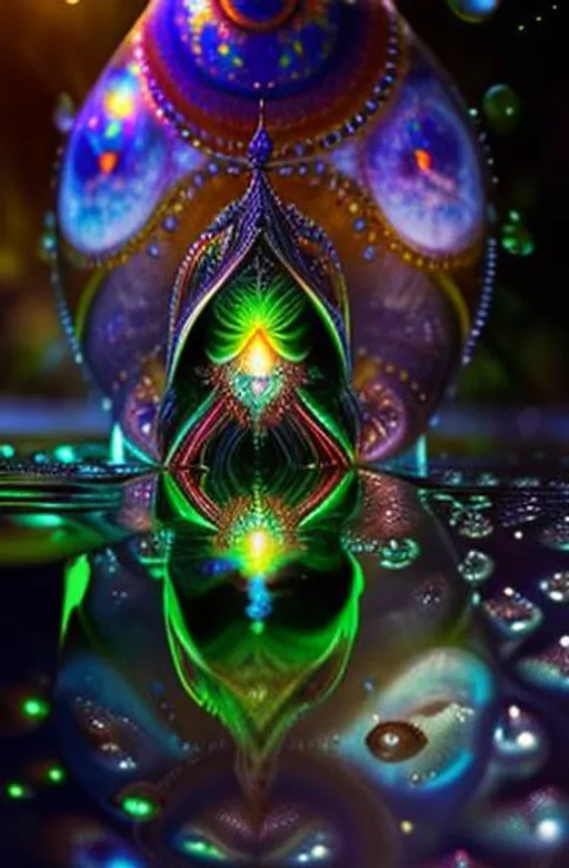 Prompt: photography, hyper realistic, Shiva, Child, Budhisvata, full body, psychedelic, fractal geometry, perfect anatomy,right limbs and symmetric face, mandelbrot, photo-realistic, water drops, reflection, perfect contrast, very detailed, warm light, magic hour, 8k, highly detailed, full length frame, High detail RAW color art, piercing, diffused soft lighting, shallow depth of field, sharp focus, hyperrealism, cinematic lighting, photorealistic painting, sharp focus, 8k, perfect composition, trending on artstation, award-winning photograph, unreal engine 5, cinematic smooth, intricate detail, studio photo, highly detailed. simple background. 