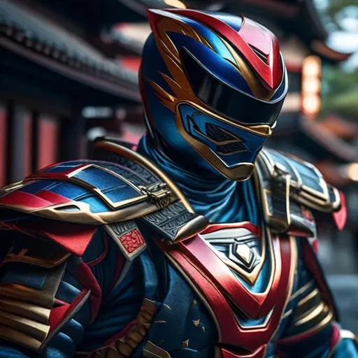 Prompt: Portrait of {ninja power ranger} in {edo Japan era} perfect composition, hyperrealistic, super detailed, 8k, high quality, trending art, trending on artstation, sharp focus, studio photo, intricate details, highly detailed,happy face, by greg rutkowski