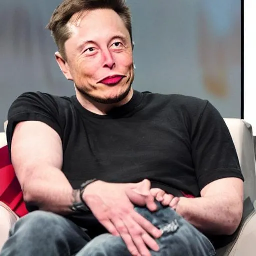 Prompt: elon must looking like a cartoon character
