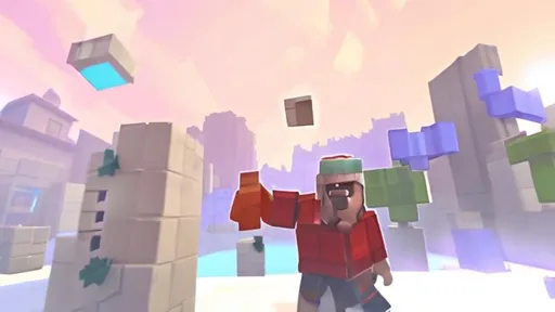 Prompt: A cartoony thumbnail for a roblox game called Only Up Blox.