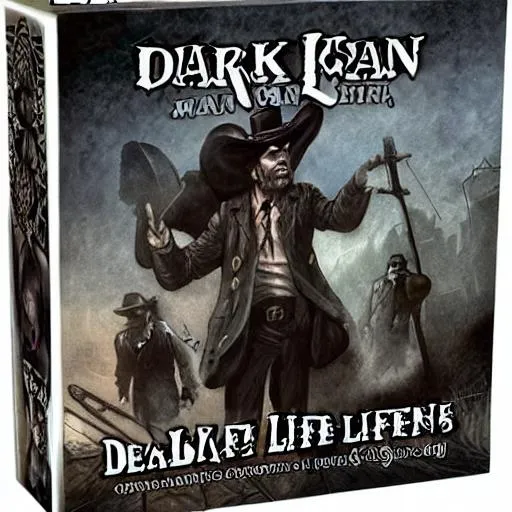 Prompt: Dark life with man in deadlands