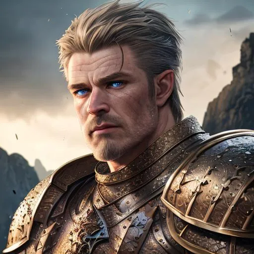 Prompt: UHD, 8k, high quality, ultra quality, cinematic lighting, special effects, hyper realism, hyper realistic, Very detailed, high detailed face, high detailed eyes, medieval, fantasy, D&D, humanoid Dragon, gorgeous, strong man, fitness, warrior, armor