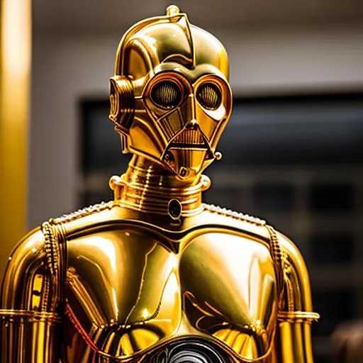 RAW photo, realistic photo of C3PO, (high detailed s... | OpenArt