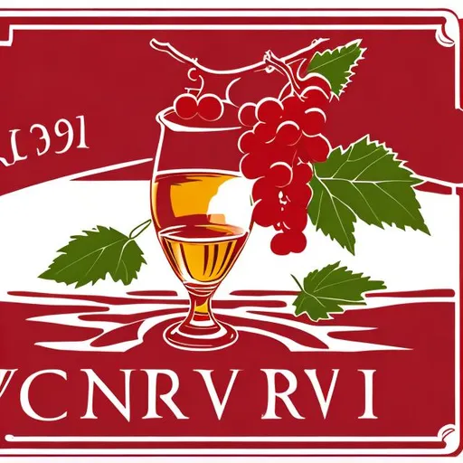 Prompt: A logo for currant wine