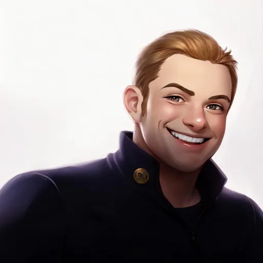 Prompt: draw a beautiful custom portrait, smiling, semi realistic cartoon style, Disney style