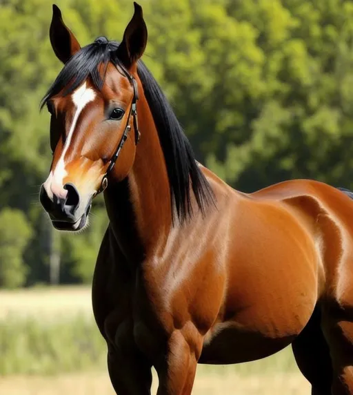 Prompt: a beautiful stuning buckskin horse, good proportion, perfect symetrical