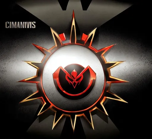 Prompt: stylize a logo based on the image for a Crime syndicate  named crimson NovA cORPS. The CNC is 1/2 Section 1 from le femme nikkita and 1/2 oceans 11
