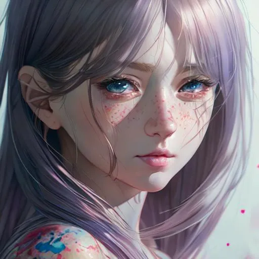 Prompt: Girl, Super realistic, hyperrealism, anime art concept, cartoon art concept, WLOP, Intricately Detailed, Magic, 8k Resolution, VRAY, HDR, Unreal Engine, Beautiful, Tumblr Aesthetic, Hd Photography, Beautiful Watercolor Painting, Realistic, Detailed, Painting By Olga Shvartsur, Svetlana Novikova, Fine Art, Soft Watercolor,  Extreme Detail, Digital Art, 4k, Ultra Hd, Mixed Media