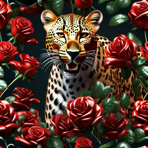 Prompt: Bright  3D, HD,  Beautiful, spectacular, vivid, cinematic,    leopard Rose beautiful  hyper realistic, super detailed, high quality, sharp focus, studio photo, intricate details, highly detailed,unreal engine