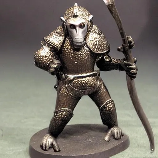 Prompt: knight monkey