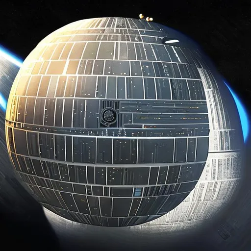 Prompt: Create an upgraded version of the Death Star