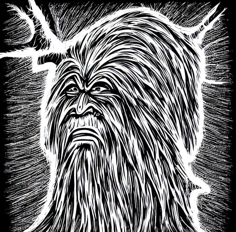 Lightning bigfoot tribal design sasquatch | OpenArt