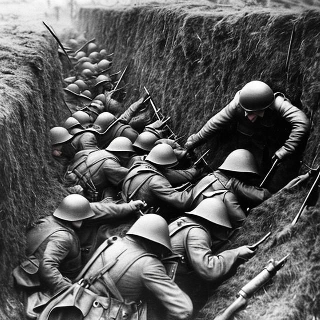 ww2 combat in trenches