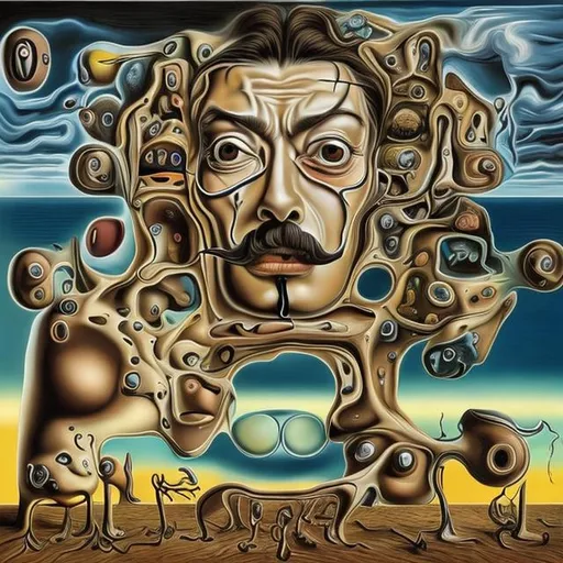 Prompt: Artistic interpretation of obsessive compulsive disorder in the style of Salvador Dali 