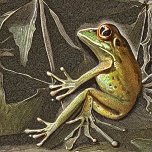 Prompt: A frog in the Renaissance