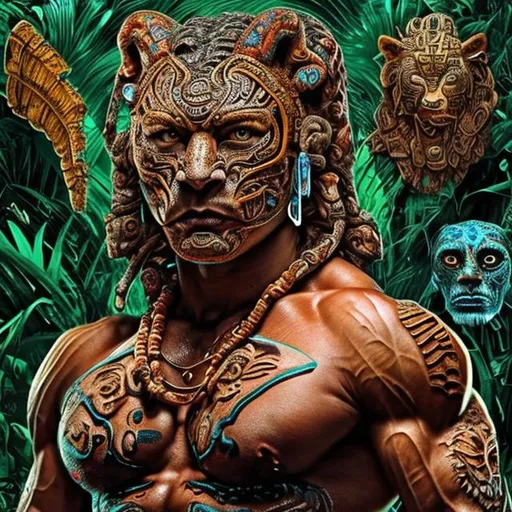 Mayan Sentinel Poster by Ilyrin  Displate