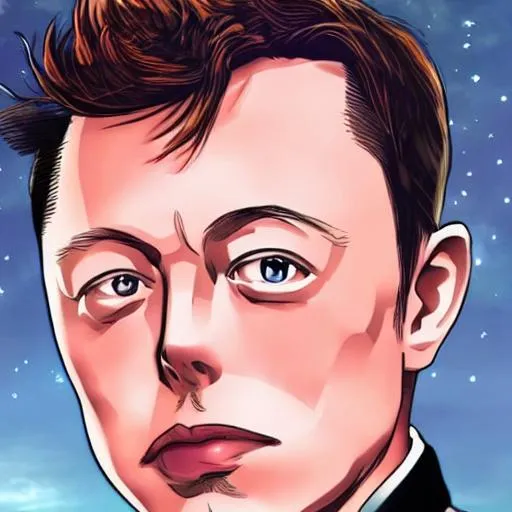 Prompt: Anime Elon Musk 

