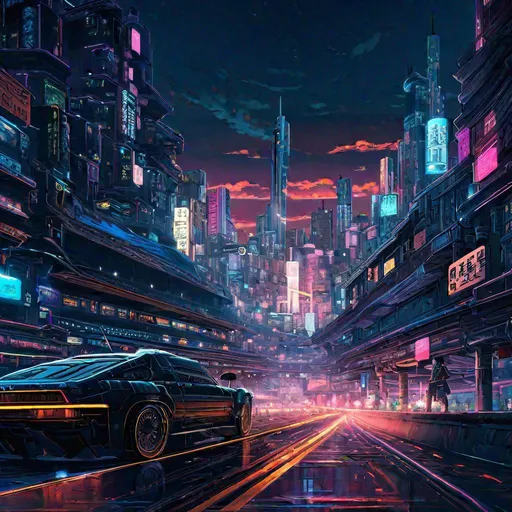 Anime Cyberpunk HD Wallpapers and Backgrounds