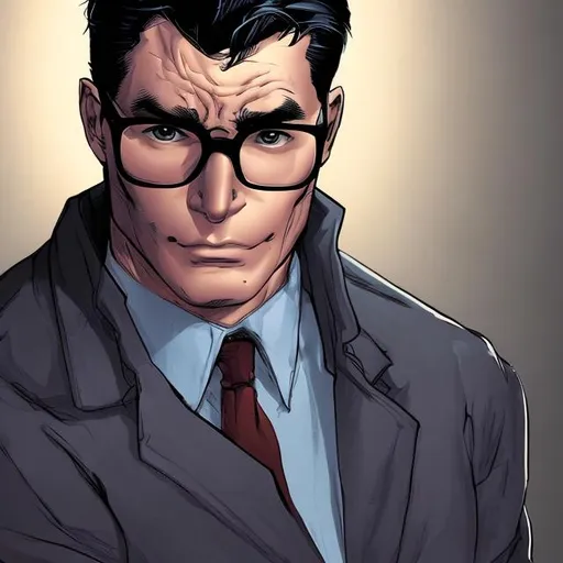 Prompt: create a clark kent at 30 years old