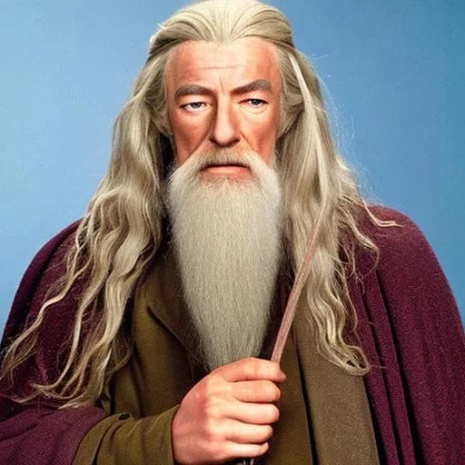 Prompt: Gandalf as if he was in a 1990s tv show