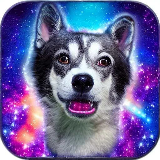 Prompt: galaxy dog hd++