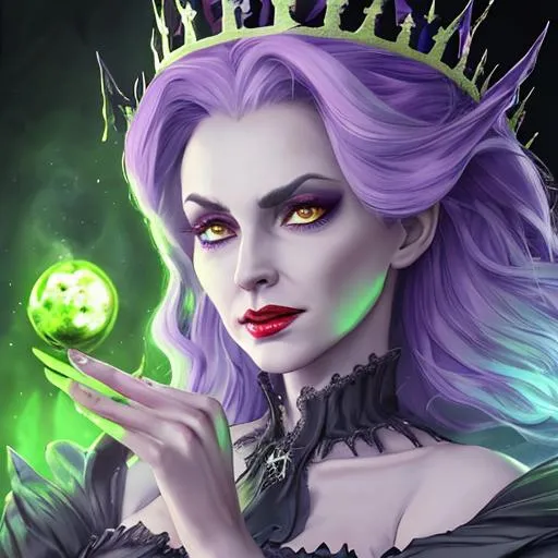 The Wicked Queen Closeup Openart