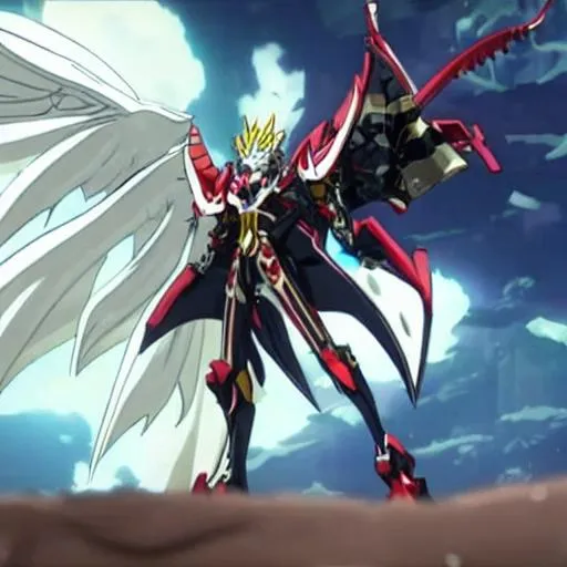 Prompt: Barbatos from genshin impact sitting on the floor with his wings ripped out