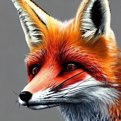 Prompt: a realistic fox

