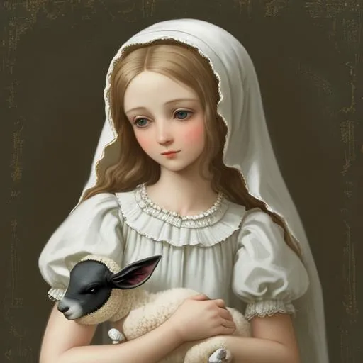 Prompt: Mary had a little lamb