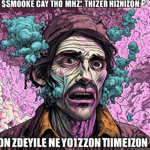 Prompt: smoke meth in the 711th dimension and give you schizophrenia 