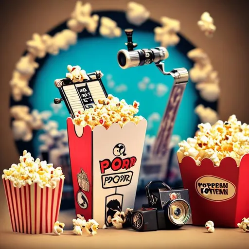 Popcorn Box With Movie Camera Flipper And Director OpenArt   Image JBsEoAyo 1687538121763 512.webp