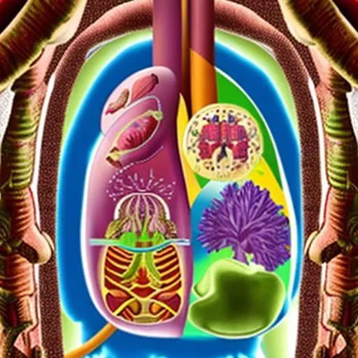 Prompt: Explanation of human inner organs