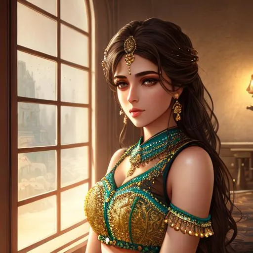 Prompt: create most beautiful photograph of most beautiful fictional, Kurdish young sexy-girl, extremely, detailed environment, detailed background, intricate, detailed skin, natural colors , professionally color graded, photorealism, 8k, moody lighting.