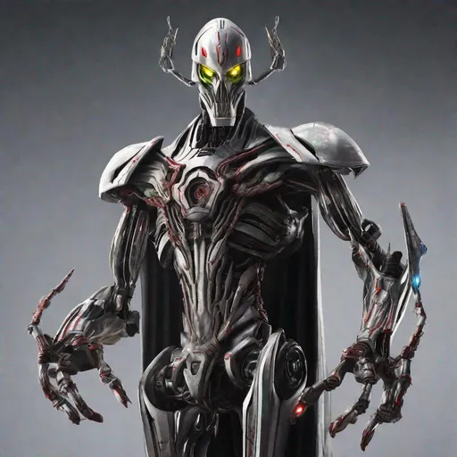 Prompt: Ultron and General Grievous (four arms) combined 