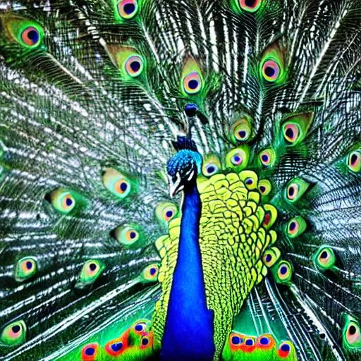Prompt: mystic peacock
