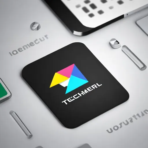 Prompt: a modern logo for a tech company