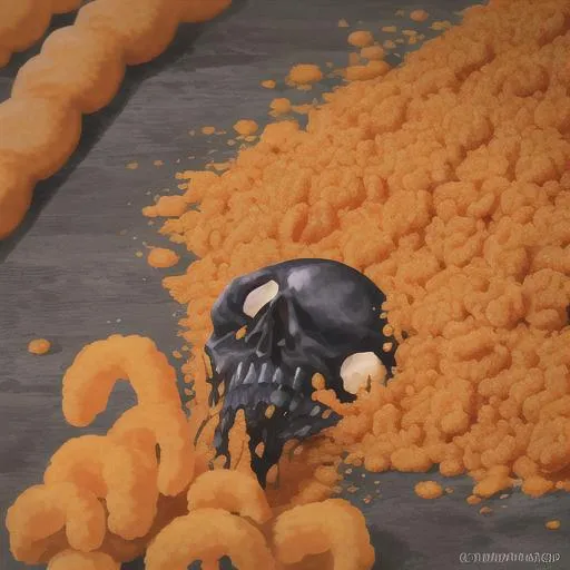 Prompt: Death By Cheeto