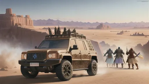 Prompt: Group of Orcs going to war, Desert landscape, Tribe of the Black Suns, Pathfinder, Insanely Detailed, Hyper Detailed, Intricately detailed, Dungeons & Dragons, Fantasy, Wicked Blades, Angry, Tribal