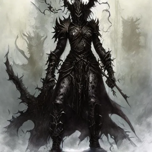Prompt: Dark fantasy dream warrior