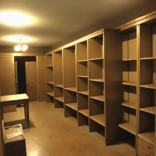 Prompt: backrooms
