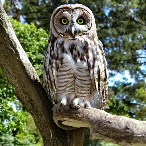An owl sitting on everst OpenArt