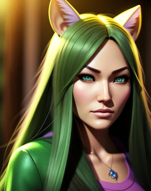 Prompt: hyper realistic 4d, engine unreal, realistic illustration, super detailed beautiful face, Huntress wizard from adventure time  