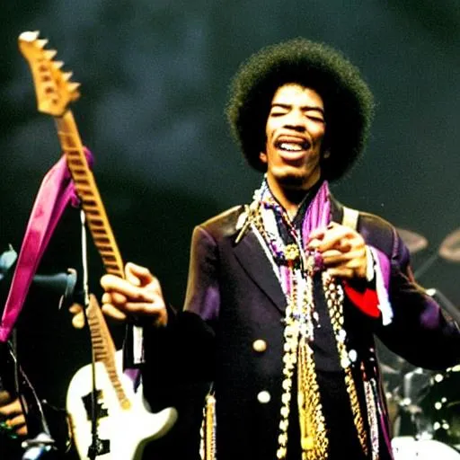 Jimi Hendrix in the 2000s.