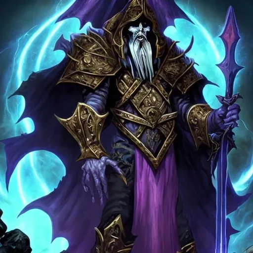 Prompt: This is the infamous, Toronor. This is the Necromancer that killed the Giant Goldrabor by slicing him in twain. It was because of this that the War of a Thousand Cycles began. The eons that Toronor has lived don't even
begin to show on his countenance at all. It's hard to even believe that this could even be the same Toronor from legend, and maybe it's not.
Toronor is a massive beast, standing near eight feet tall, dark red skin, and giant white horns that protrude from just above his hair line. His cloven hooves clack as they grate against the cold gray stone of the Hall. His demeanor seems quite calm compared to the stories that have been told over the centuries.