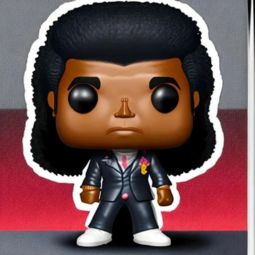 Prompt: funko pop james brown


